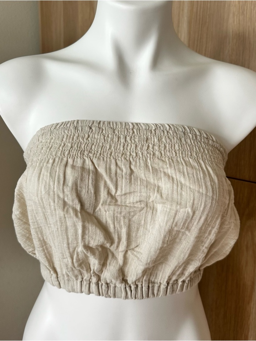 Universal Thread Women's Crinkle Gauze Tube Top Size XS